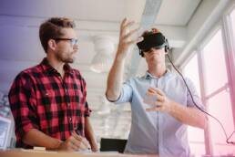 Digitales Talent testet Virtual Reality Brille
